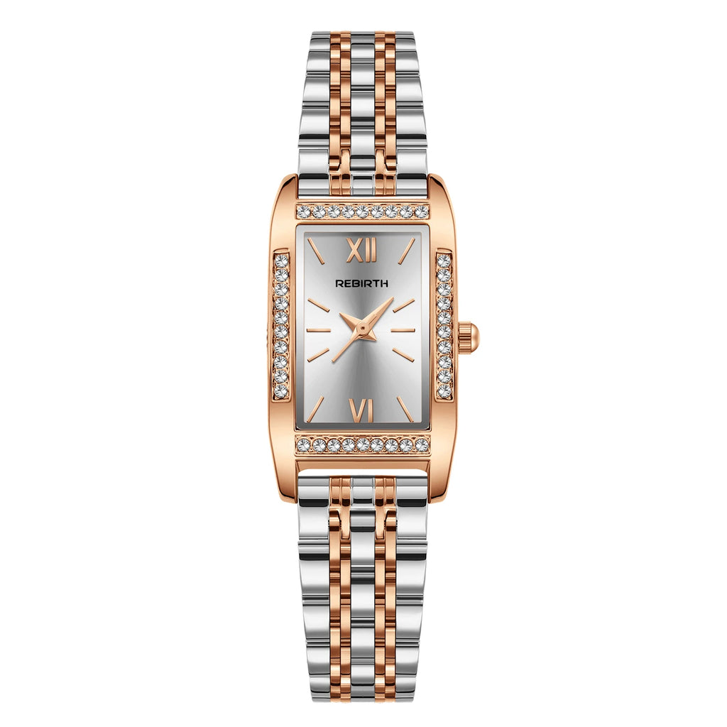 REBIRTH Stainless Steel Casual Quartz Watch – Minimalist