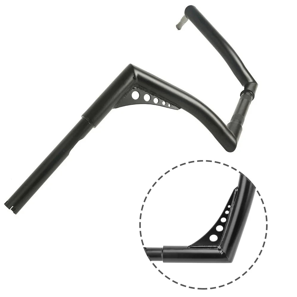 Ape Hanger Handlebar 12/14/16" 1-1/4" Fat Bar Harley Touring Motorcycle Handlebar Nixie