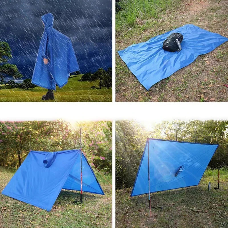 Heavy Duty Waterproof Rain Poncho – Lightweight Camping Raincoat Waterproof Rain Poncho Nixie