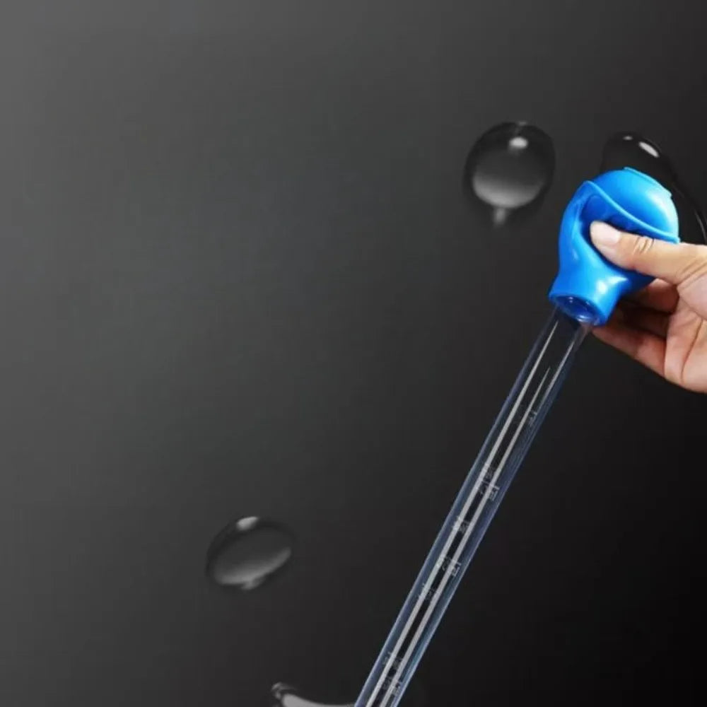 Aquarium Vacuum Cleaner Extended Straw Water Exchanger Tool