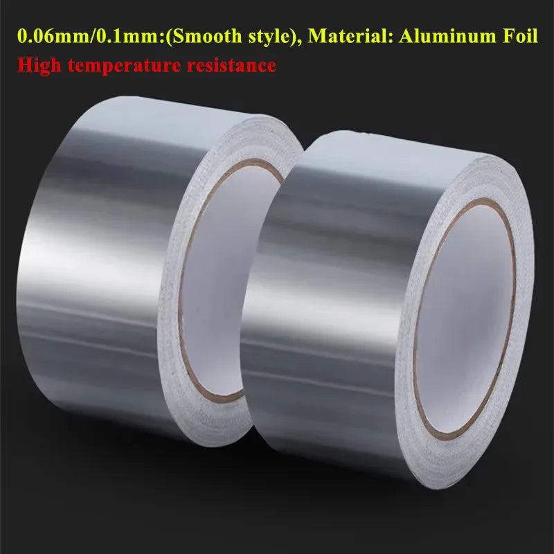 Aluminum Foil Tape – High Temp Heat Insulation & Pipe Repair Aluminum Foil Tape Nixie