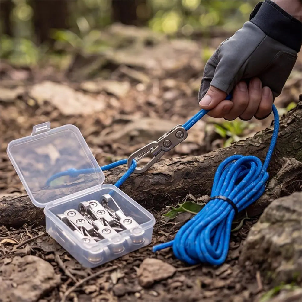 Knot-Free Rope Tensioner Set – Heavy-Duty Locking Tie-Down Rope Tensioner Set Nixie
