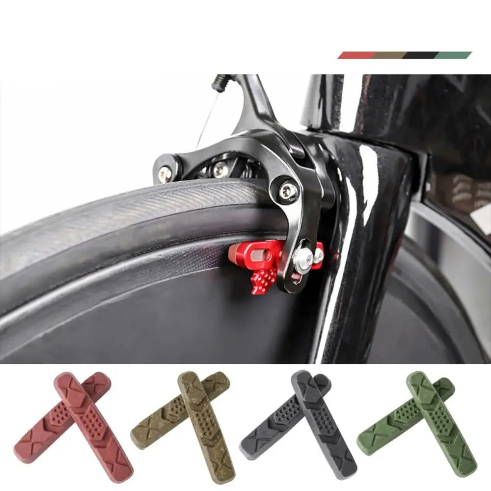 2pcs Carbon Bicycle Brake Pads – Universal Heat-Resistant