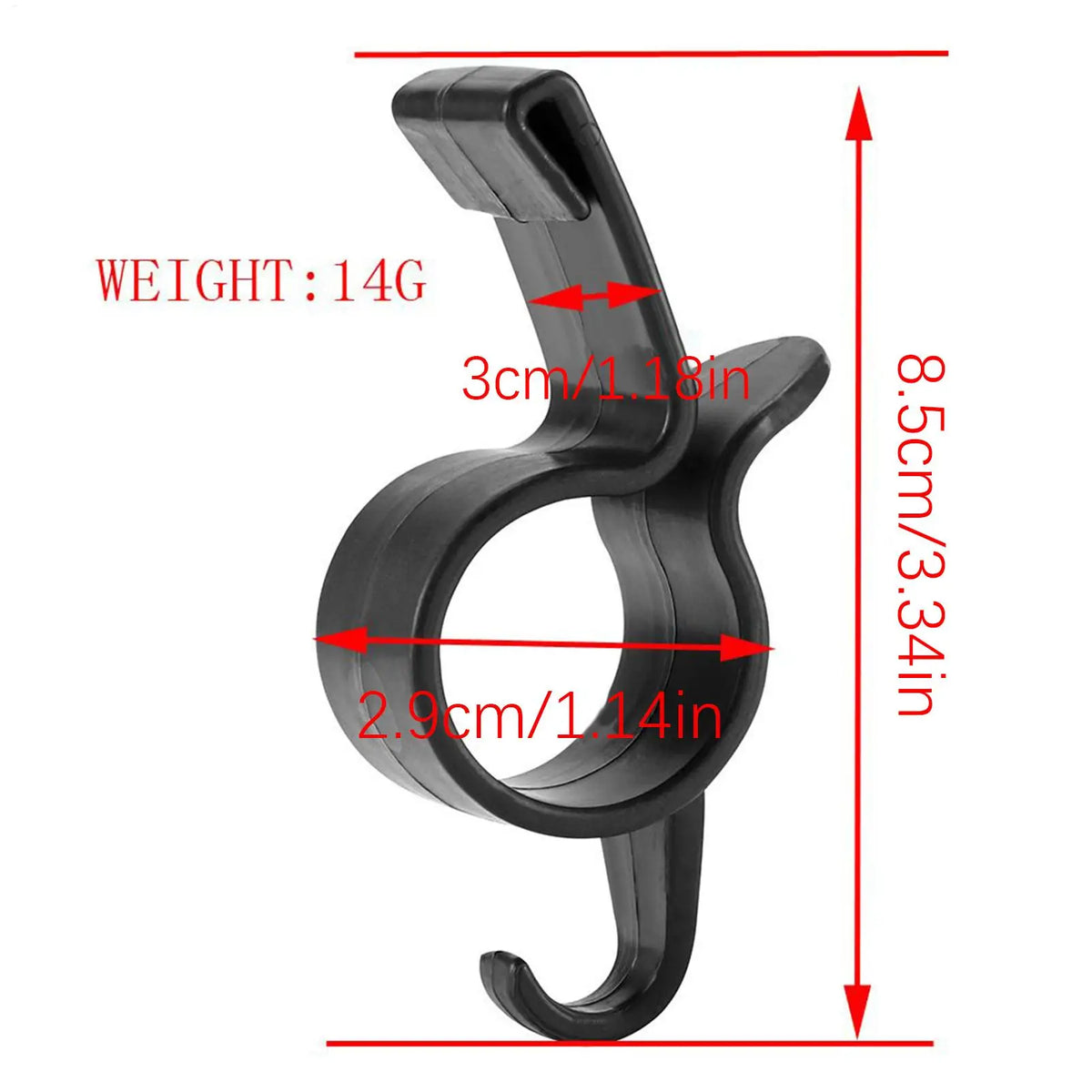2pcs Car Umbrella Hook Clips – Multifunctional Trunk Organizer