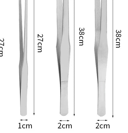 Stainless Steel Reptile Feeding Tongs & Aquarium Tweezers Reptile Feeding Tongs Nixie