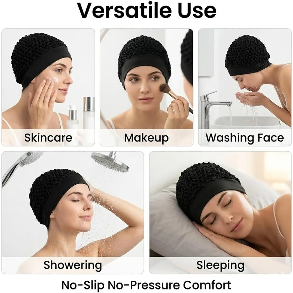 Nixie Mesh Hair Net – Stretchy Sleep Bonnet for Silk Press Sleep Hair Bonnet Nixie