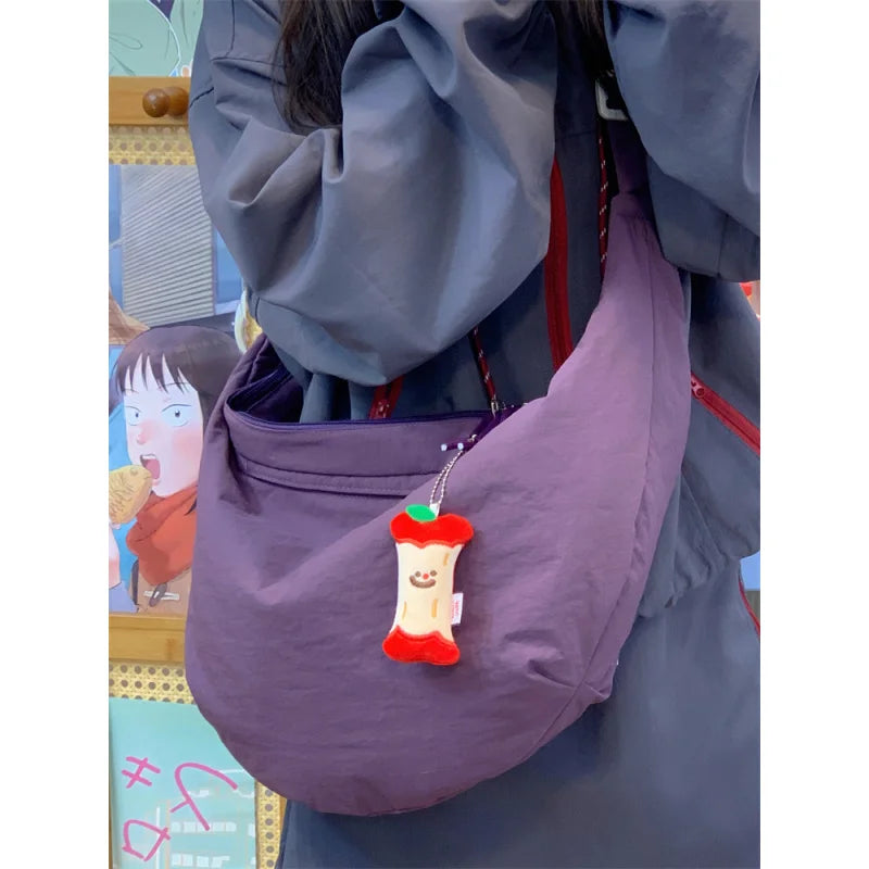 Japanese Nylon Crossbody Dumpling Bag – Large Capacity Women Crossbody Shoulder Bag Nixie