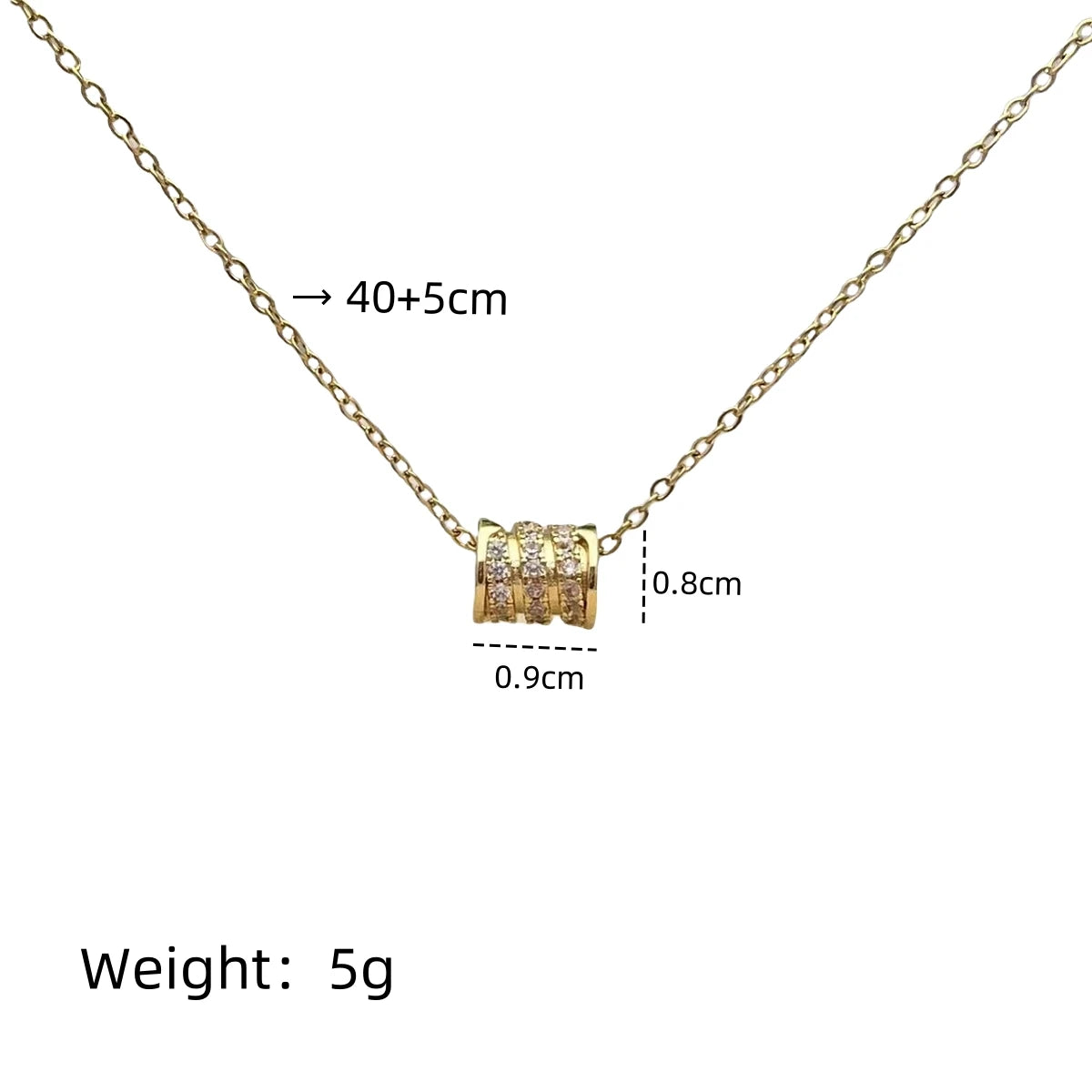 Women's Copper Zirconia Pendant Necklace | Light Luxury Fashion Fashion Pendant Necklace Nixie