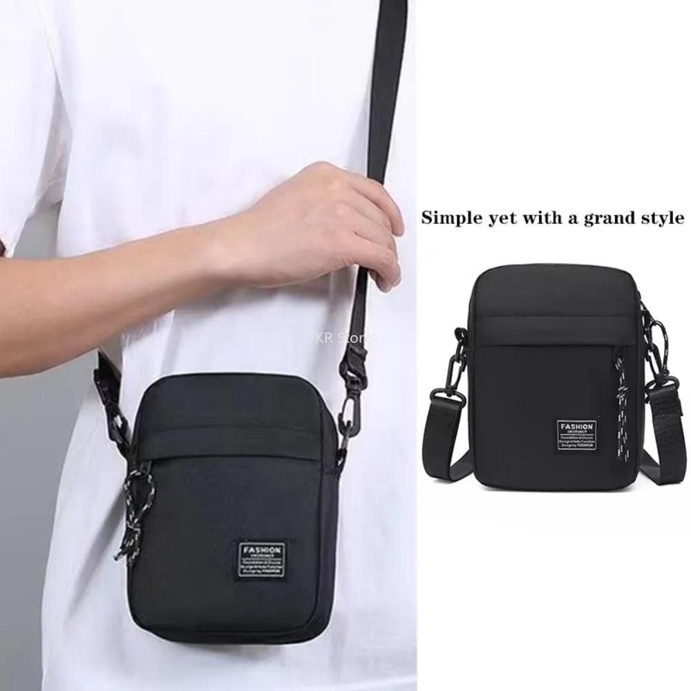 Men's Minimalist Crossbody Bag – Oxford Nylon Shoulder Purse Men's Crossbody Bag Nixie