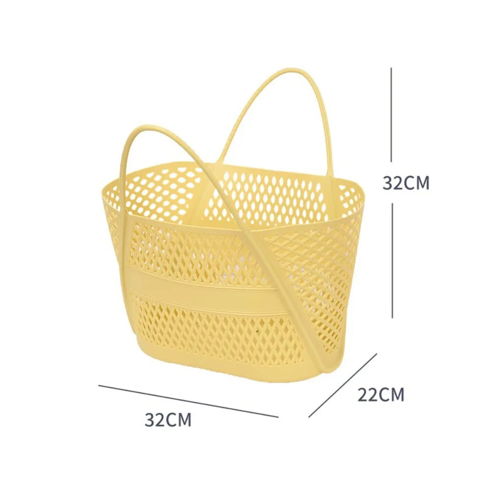 PP Hollow Bathroom Storage Basket – Large Laundry Hamper
