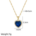 Heart Pendant Necklace Gold Stainless Steel Choker for Women Pendant Necklace Nixie XL2606-567