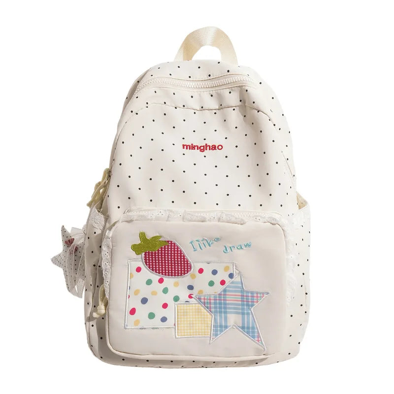 Polka Dot Backpack for Women – Large Cute School & Travel Bag Women's Backpack Nixie