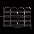 240-Slot Clear Earring Organizer – Jewelry Display Stand Jewelry Organizer Nixie Transparent 4 fans