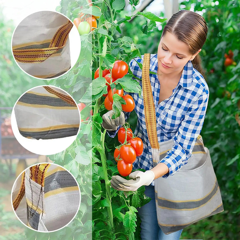Waterproof Fruit Picking Bag – Portable Crossbody Harvest Apron Garden Harvest Apron Nixie