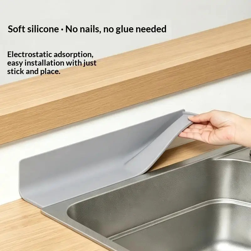 Silicone Kitchen Gap Mat – Anti-Slip Stovetop Drainer Pad