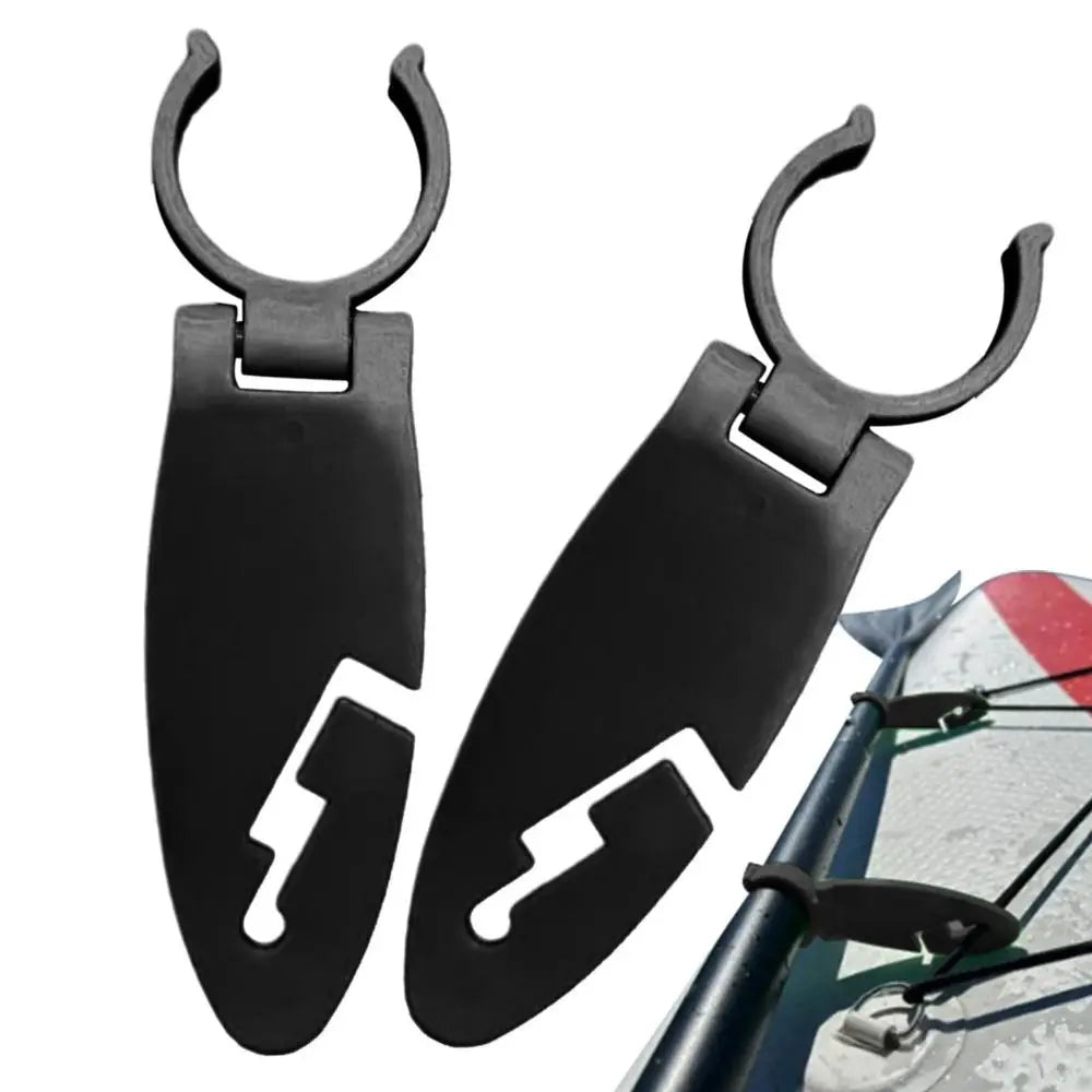 2Pcs Paddle Board Fin Clips – Adjustable ABS Snap-Lock Clamps
