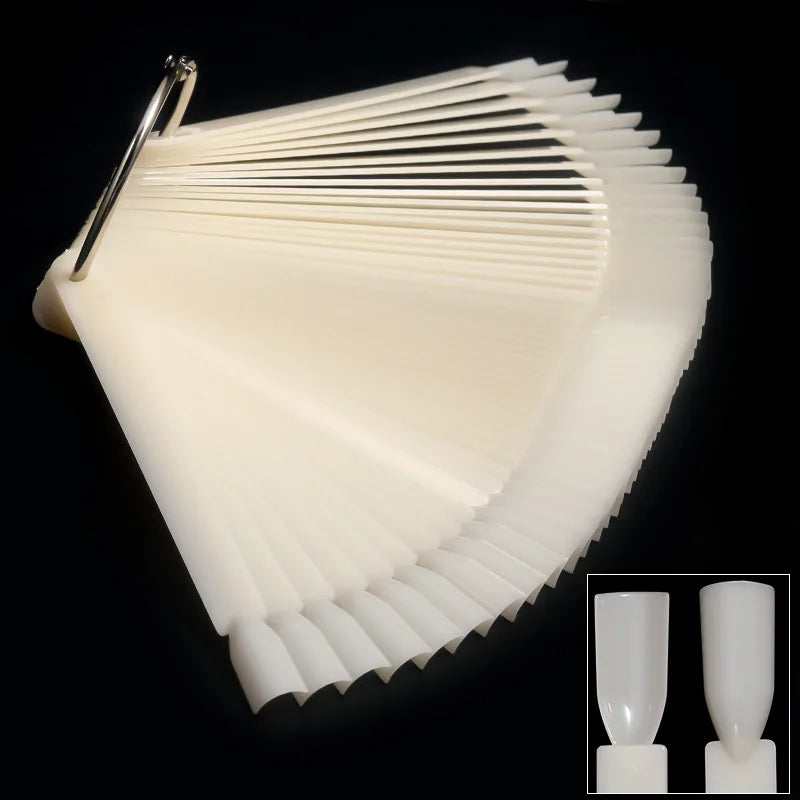 Nail Art Fan Swatch Display Stand – Gel Polish Color Chart Nail Swatch Display Nixie 2
