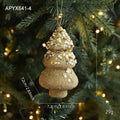 Gold Glitter Christmas Ball Ornament – Sequin Foam Pendant 8cm