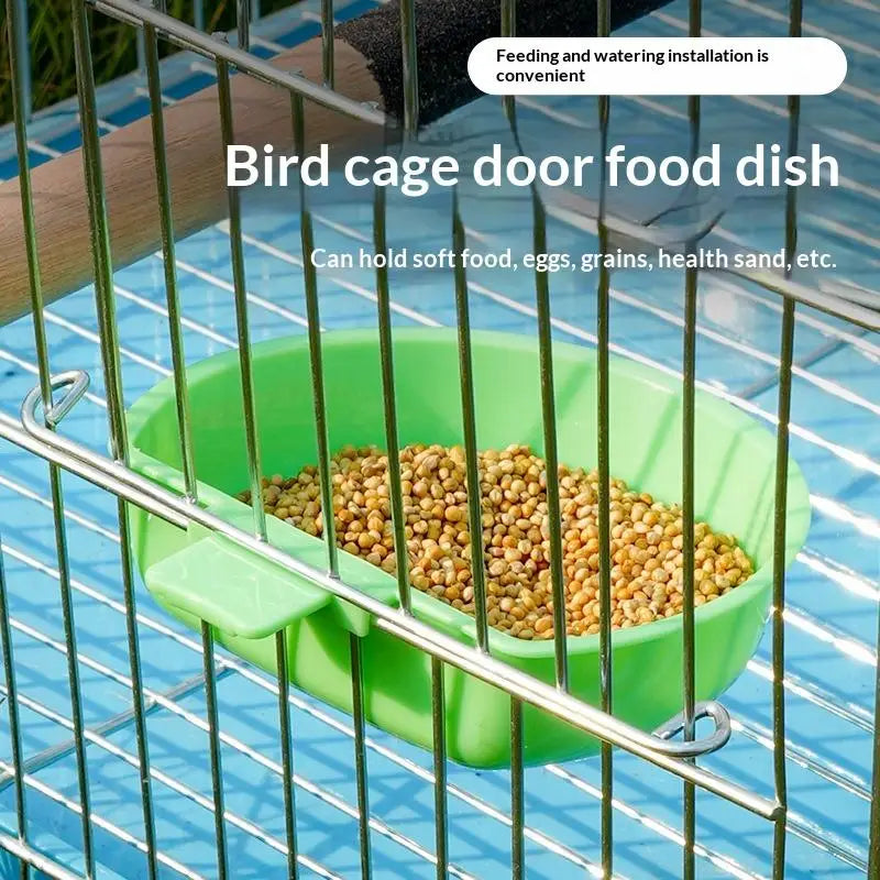 Parrot Bird Feeder Hanging Bowl – Food & Water Dispenser Bird Feeder Bowl Nixie
