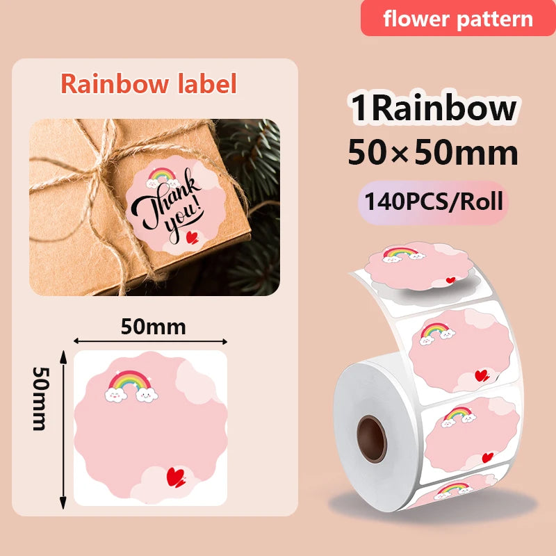 Thermal Label Sticker Paper 30–50mm | Phomemo M110 M220 M200