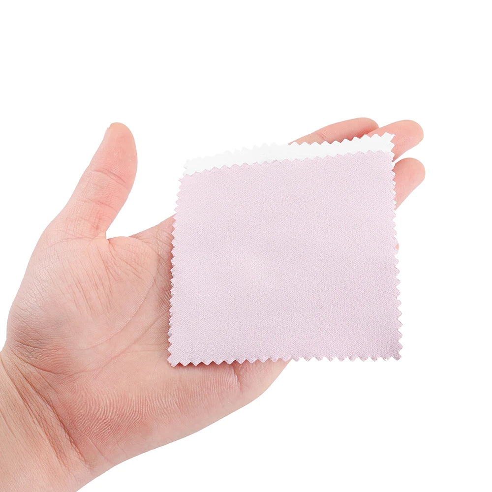 50pcs Jewelry Polishing Cloths – Silver, Gold & Platinum Care Jewelry Polishing Cloth Nixie