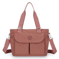 Lightweight Nylon Crossbody Shoulder Bag & Tote – Nixie Crossbody Shoulder Bag Nixie Orange-pink