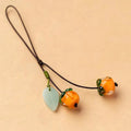 Kawaii Persimmon Crystal Phone Charm Strap Pendant – Keys & Bags Phone Charm Pendant Nixie A2