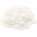 100pcs Pearl Resin Snowflake Flatbacks 12mm – DIY Craft Decor