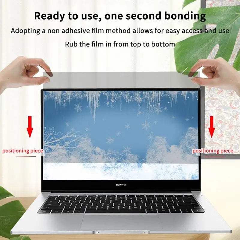 15.6" Laptop Privacy Screen Protector Anti-Spy Filter Film Privacy Screen Protector Nixie