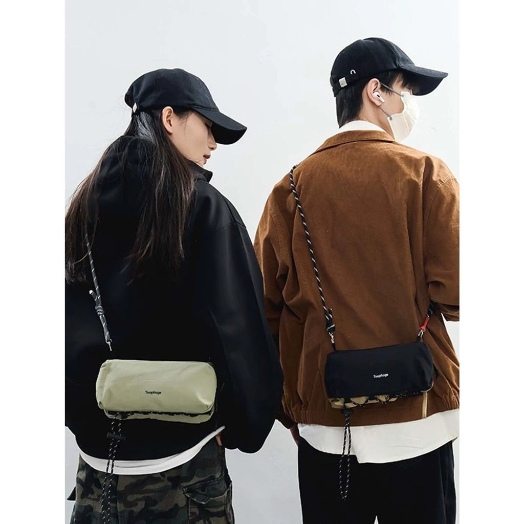 Unisex Nylon Multi-Layer Crossbody Shoulder Bag – Lightweight Crossbody Shoulder Bag Nixie