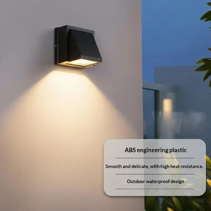 Waterproof ABS LED Wall Sconce 3W COB Indoor Outdoor Light