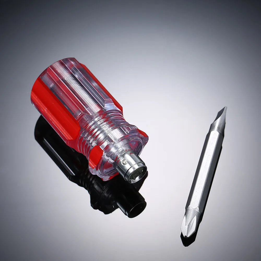 5-Pack Mini Stubby Screwdriver Set – Phillips & Flat Head