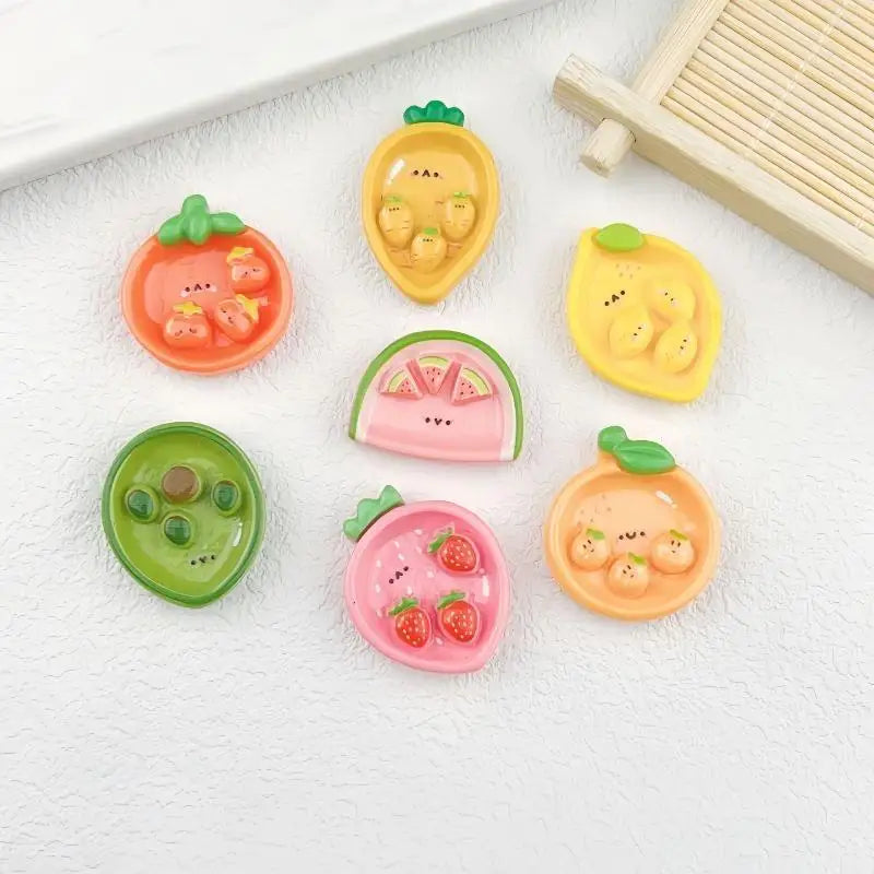 Fruit Resin Charms 7Pcs – DIY Jewelry, Scrapbooking & Crafts DIY Resin Charms Nixie Default Title