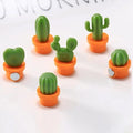 6Pcs 3D Succulent Cactus Fridge Magnets – Cute Kitchen Decor Decorative Fridge Magnets Nixie Red