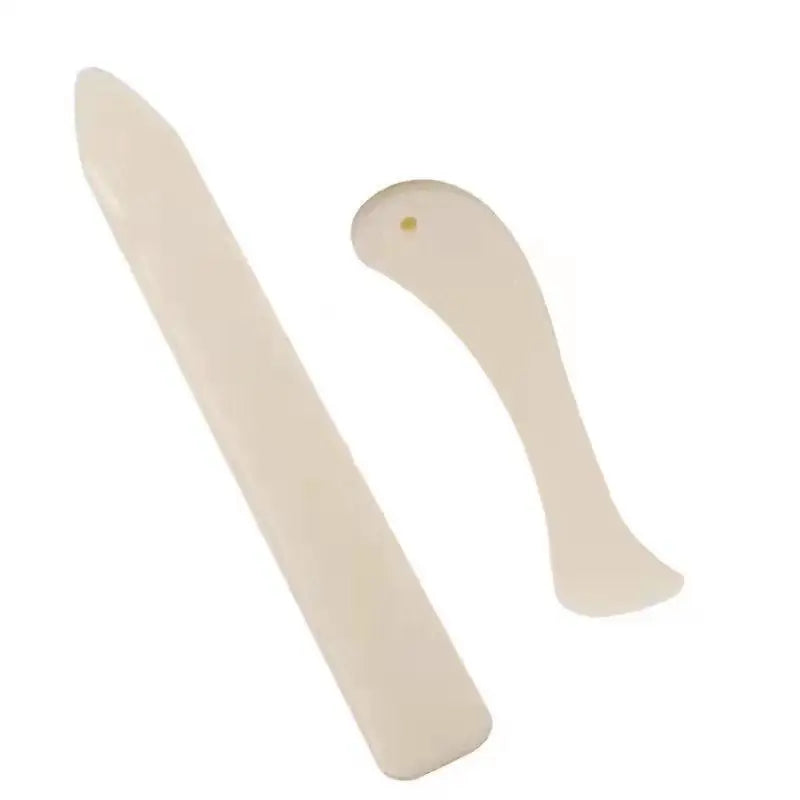 2PCS Plastic Bone Folder – Leather Craft Scoring & Folding Tool Leather Craft Tool Nixie