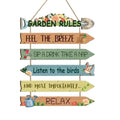 Rustic Wooden Garden Hanging Sign – Retro Wall Decor Plaque Garden Wall Plaque Nixie 1pc