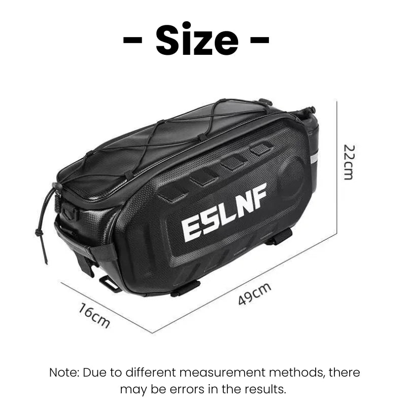 17L Hard Shell Waterproof Bike Rear Rack Bag – MTB & E-Bike Bicycle Trunk Bag Nixie