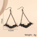 Gothic Spider & Skull Drop Earrings – Spooky Fashion Jewelry Fashion Drop Earrings Nixie XL2173-19
