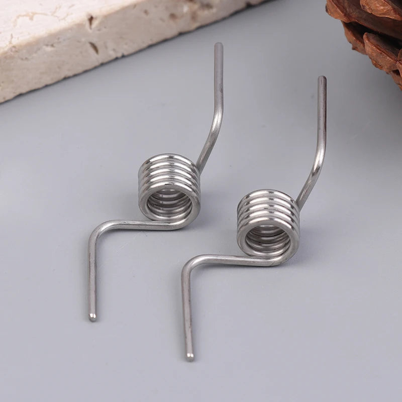 2Pcs Stainless Steel Refrigerator Door Torsion Hinge Springs Appliance Repair Parts Nixie