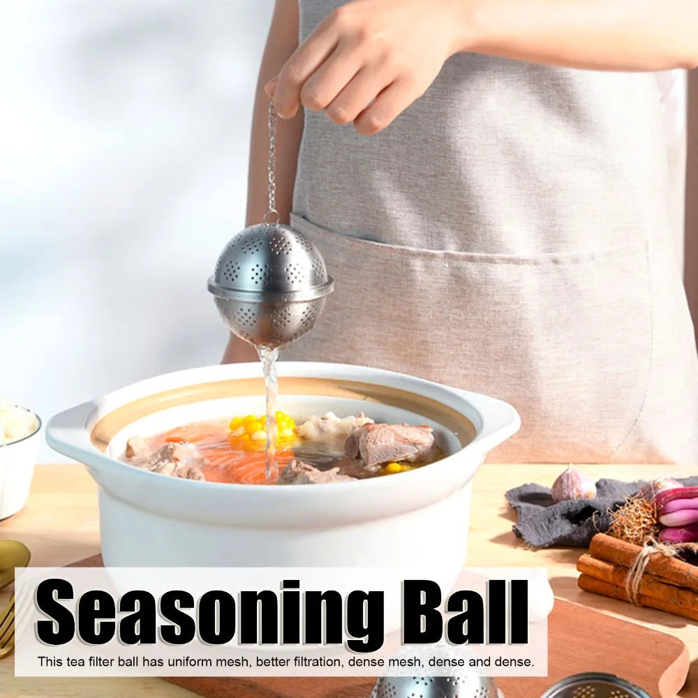 304 Stainless Steel Tea Ball Infuser – Reusable Mesh Strainer Tea Ball Infuser Nixie