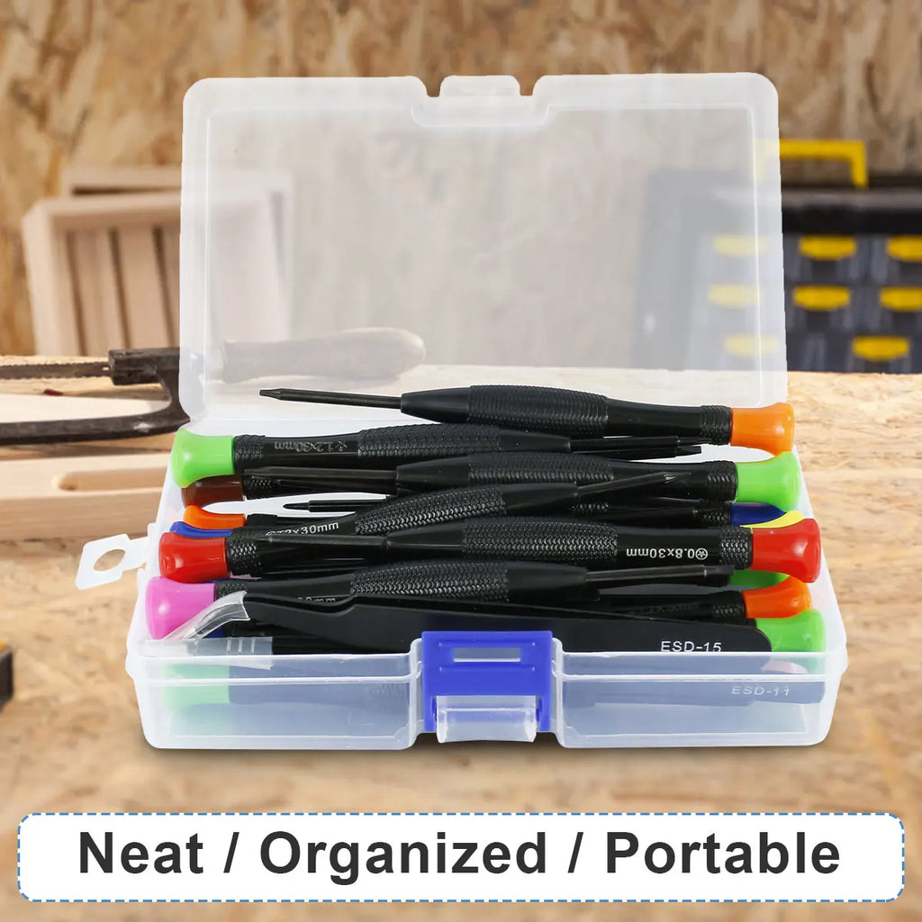 20-Piece Precision Screwdriver Set – Phillips, Y-Shape & More