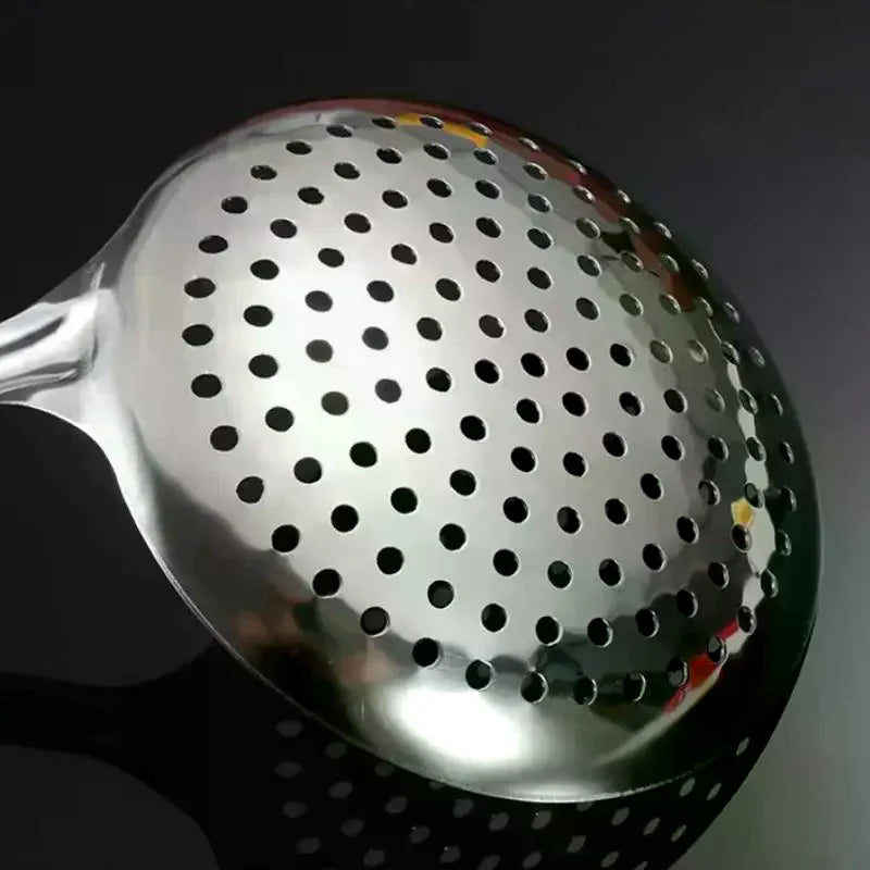 Stainless Steel Colander Skimmer Spoon Long Handle Kitchen Scoop Kitchen Strainer Spoon Nixie