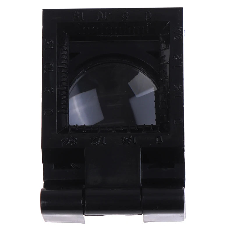10X Folding Loupe Magnifier with Scale – 28mm Optical Lens Magnifier Loupe Nixie Black one size