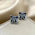 Vintage Heart Drop Earrings – Diamond Elegant Women's Studs