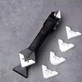 5-in-1 Caulk Remover Grout Scraper & Silicone Spatula Kit Caulk Remover Tool Kit Nixie 5 in 1 Set