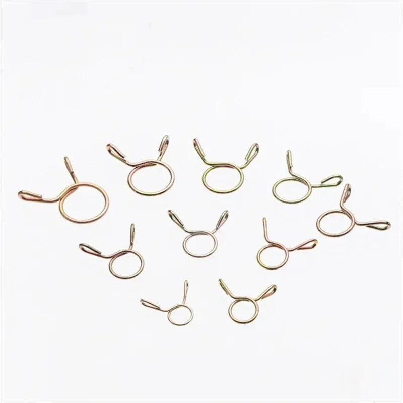250/126PCS Spring Hose Clips 5–14mm Fuel Pipe Clamps Motorcycle Hose Clamp Set Nixie