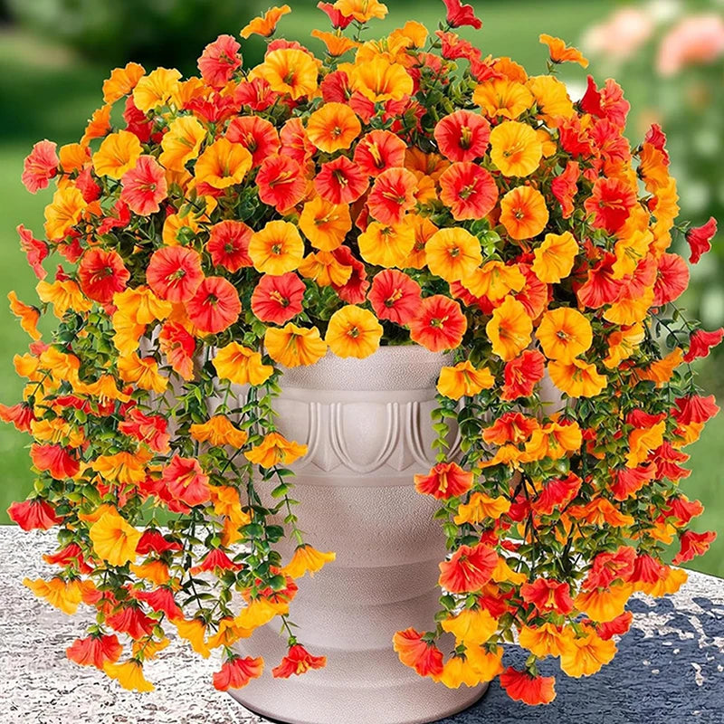 Artificial Morning Glory Wall Hanging Faux Flower Vine Decor Artificial Flower Vine Nixie