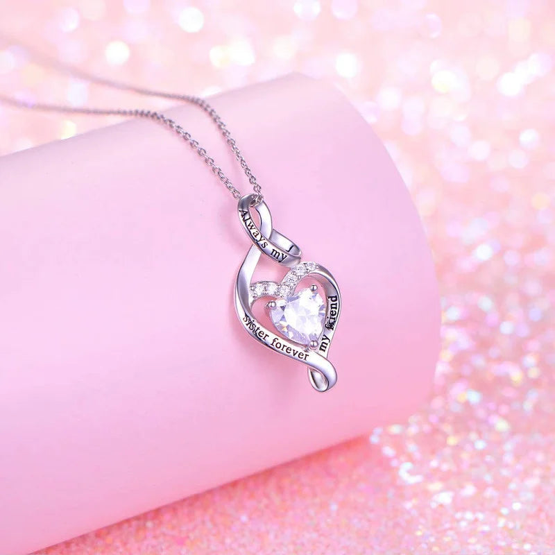 Silver Panda Bear Zircon Pendant Necklace | Women & Kids Gift Pendant Necklace Nixie