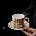 Dunhuang Thousand Buddha Ceramic Mug | Chinese Art Gift Cup Ceramic Art Mug Nixie 101-200ml 1set