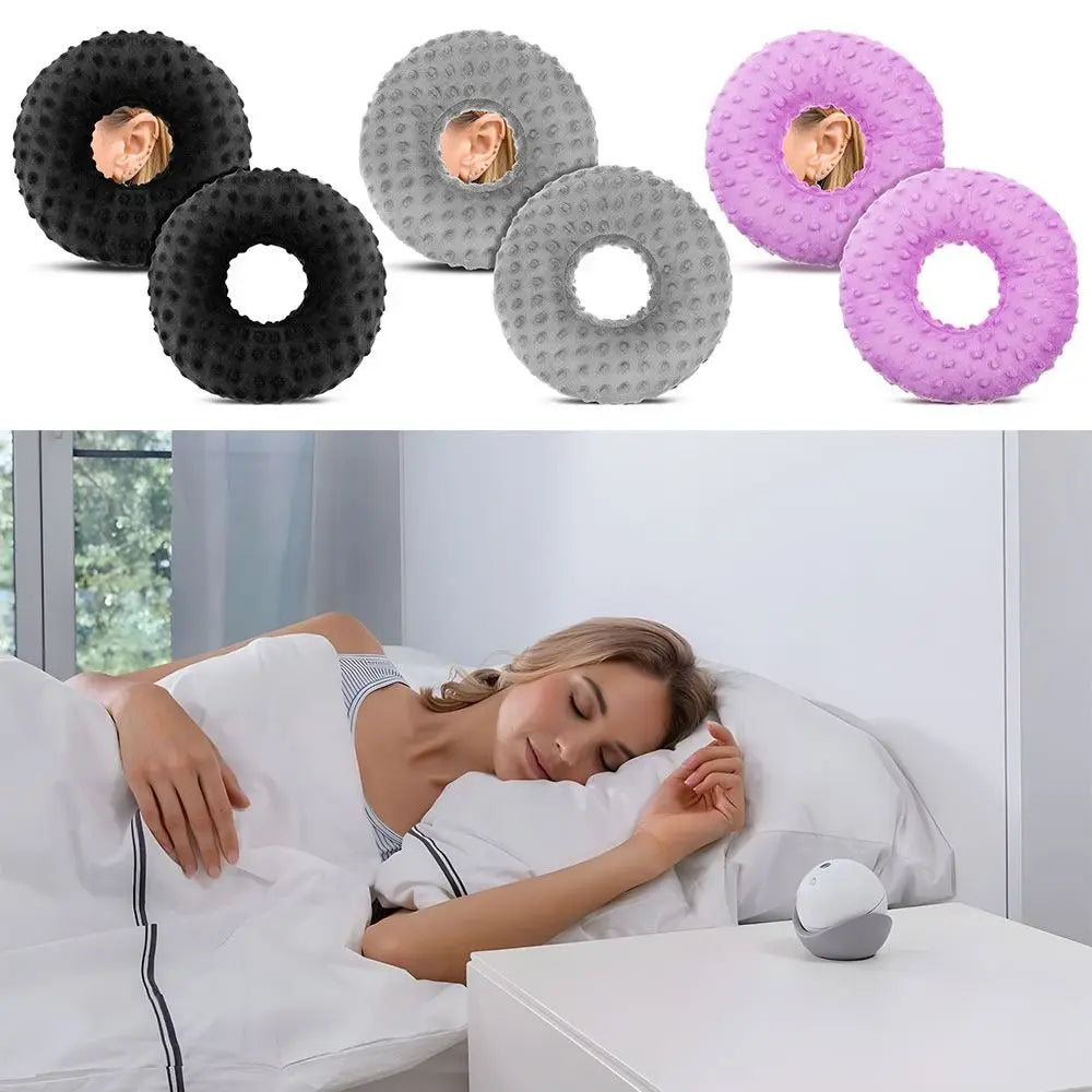 Cotton Ear Piercing Pillow with Ear Hole – Side Sleep Comfort Ear Piercing Pillow Nixie